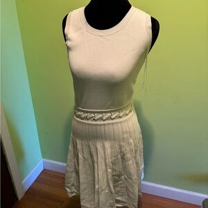 MICHAEL Michael Kors Cream Knit Dress